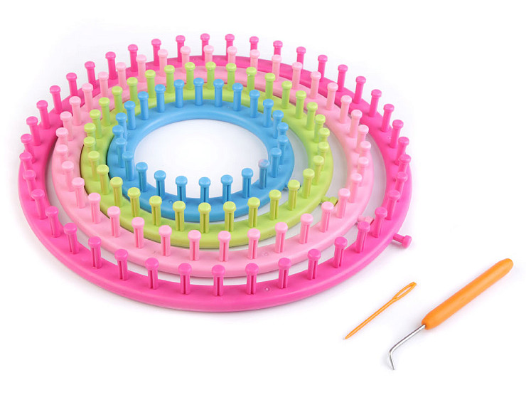 Kit Telaio Per Maglieria A Fiori – Set Di Telai Rotondi In Plastica Per Cappelli, Sciarpe, Scialli, Maglioni E Coperte, Per Bambini E Adulti