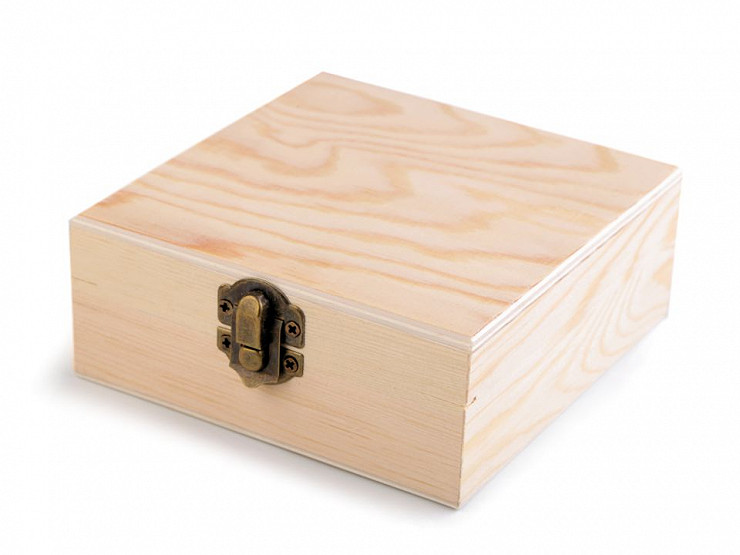 DIY / Unfinished Wood Craft Box 