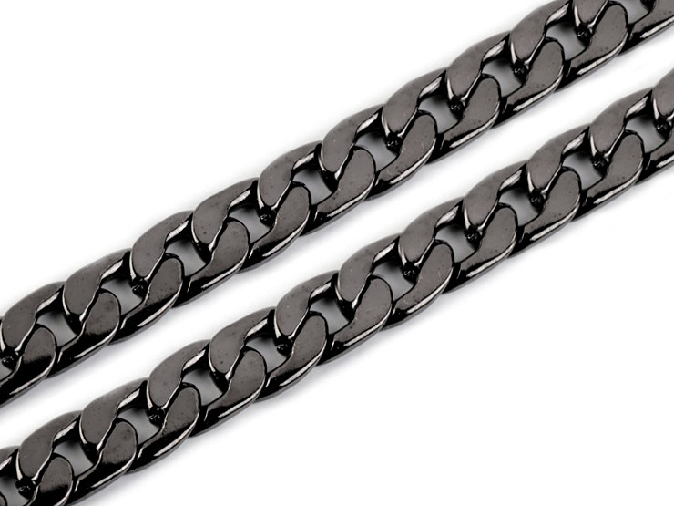 Metal Flat Curb Chain, width 11 mm