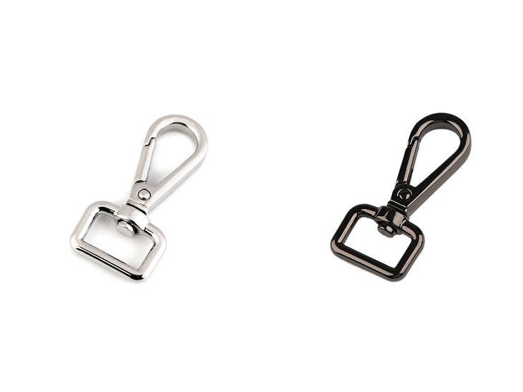 Metal Snap Swivel Hook / Carabiner, 15 mm