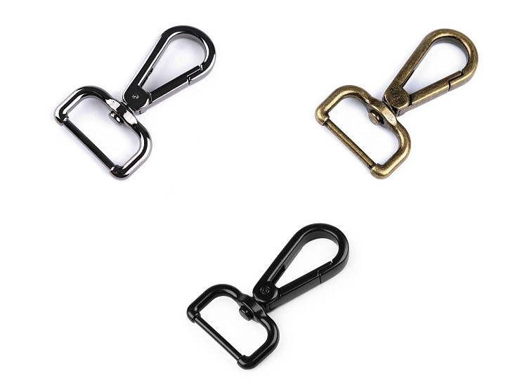 Metall-Drehkarabiner, Durchzug 25 mm