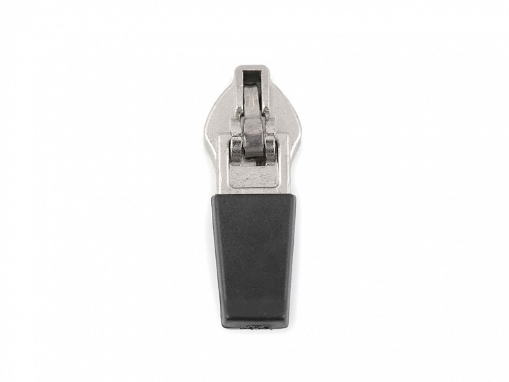 Schieber / Zipper für Spirale Reißverschluss 5 mm verdeckt reflektierend 