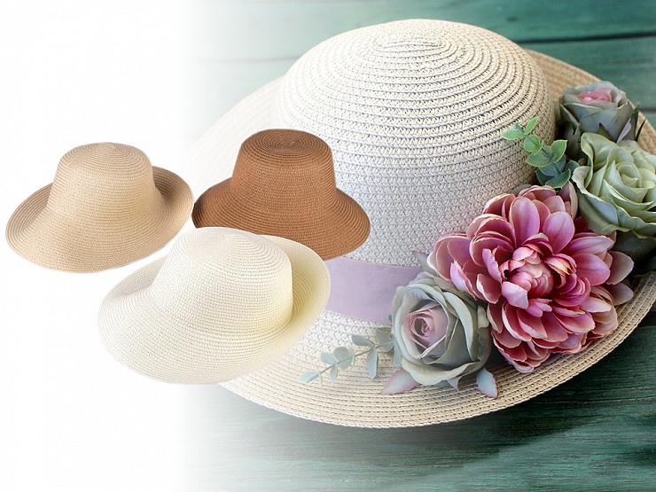 index As raft Pălărie din paie pentru femei | STOKLASA mercerie și materiale textile