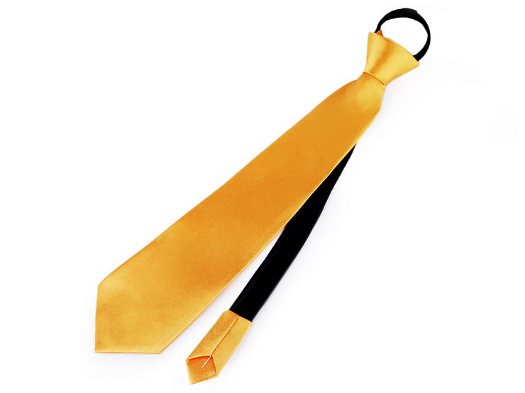 Saténová párty kravata jednofarebná