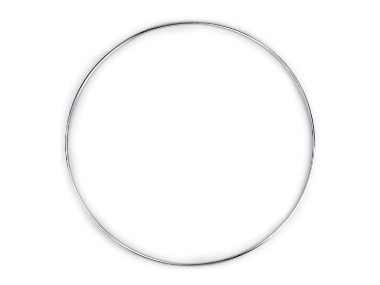 Kovový kruh pre lapač snov / na dekorovanie Ø25 cm