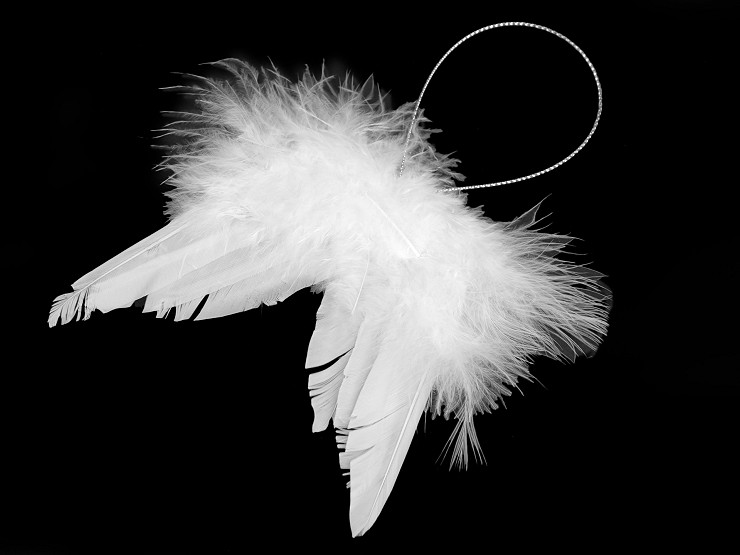 Glitter Fabric Angel Wings Artificial Leather Appliques DIY Craft Bag Decor Gift 