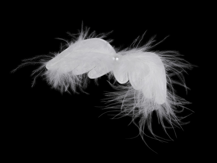 Dekorácia anjelské krídla s klipom