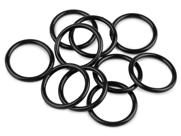 Plastový krúžok na záclony a obháčkovanie Ø30 mm