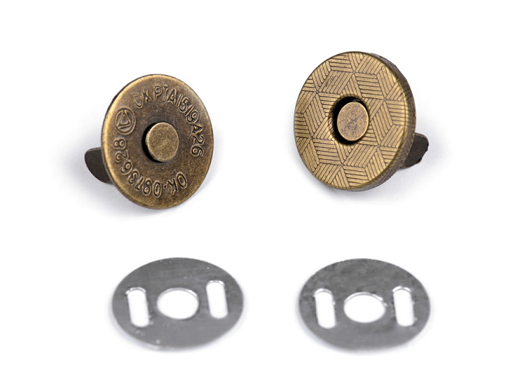 Bottoni automatici magnetici, spessore Ø 14 mm 