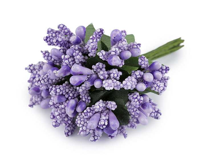 Pistilos florales en alambre