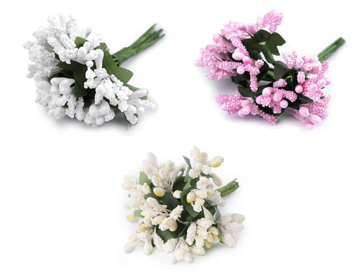 Pistilos florales en alambre