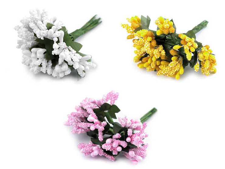 Pistilos florales en alambre