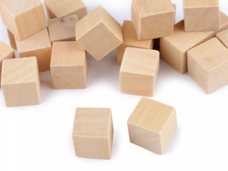 Wooden Cubes 15x15 mm