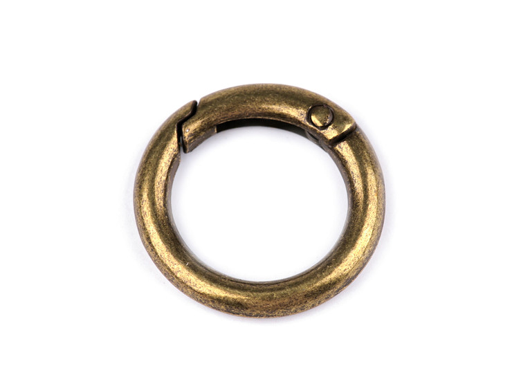 Karabińczyk okrągły / krążek na klucze Ø16 mm