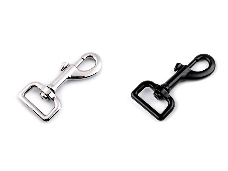 Large Metal Swivel Snap Hook / Carabiner, fits 25 mm strap