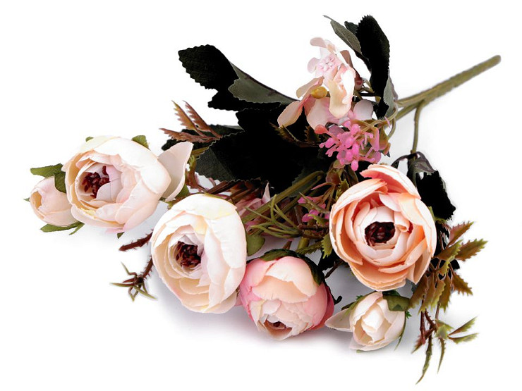 Bouquet de renoncules artificielles pour composition florale
