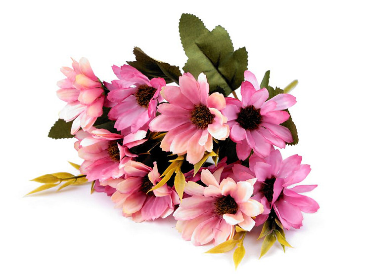 Bouquet di crisantemi artificiali per composizioni floreali