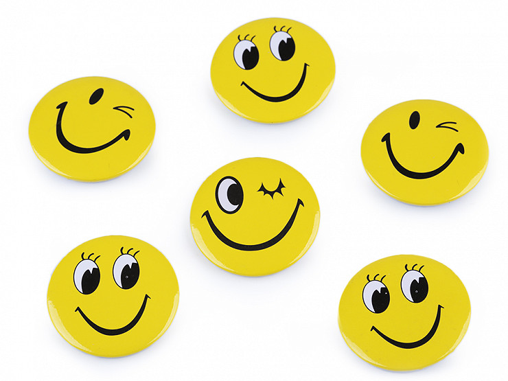 Buttons Badge - Smiley Emoticon Ø3.5 cm