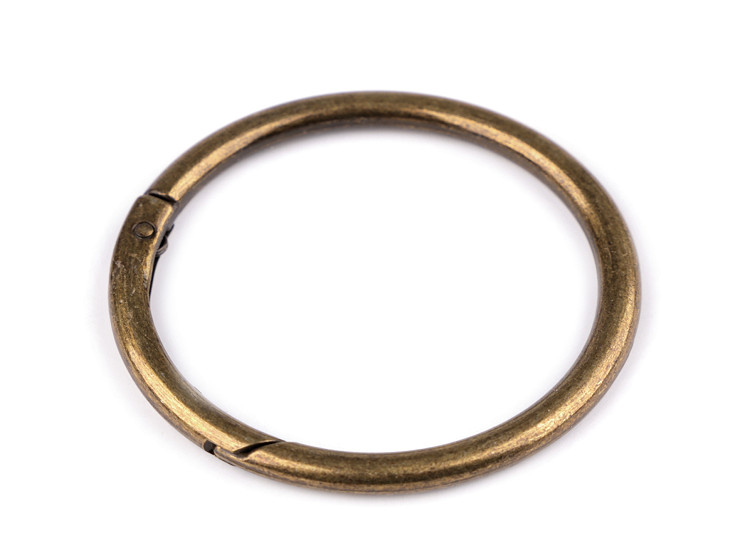 Karabiner Ring für Handtaschen / Schlüssel Ø50 mm