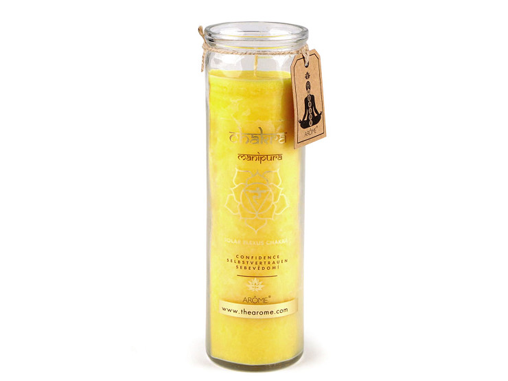 Chakra-Duftkerze im Glas groß 320 g