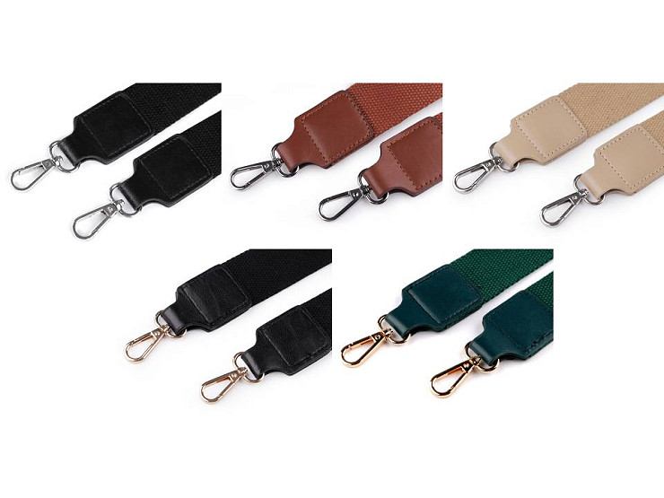 Bandoulière avec mousquetons, largeur 3,8 cm