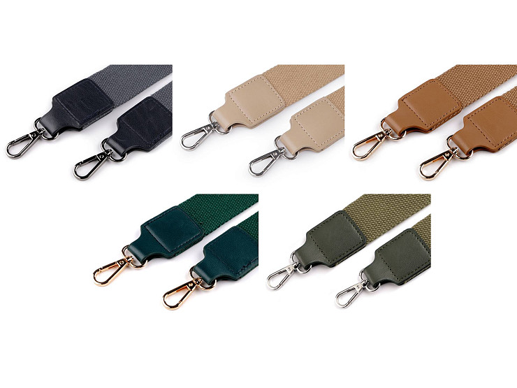 Popruh na tašku s karabínami šírka 3,8 cm