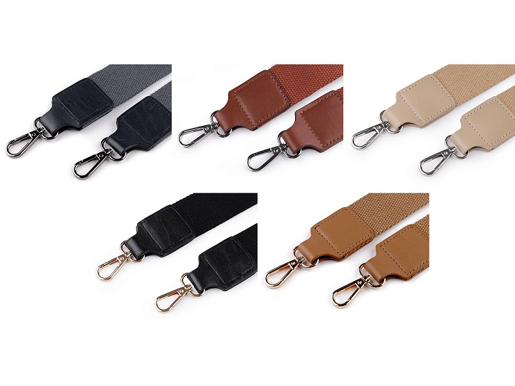 Popruh na tašku s karabínami šírka 3,8 cm