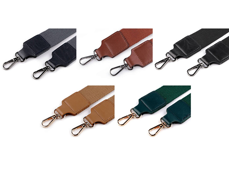 Popruh na tašku s karabínami šírka 3,8 cm