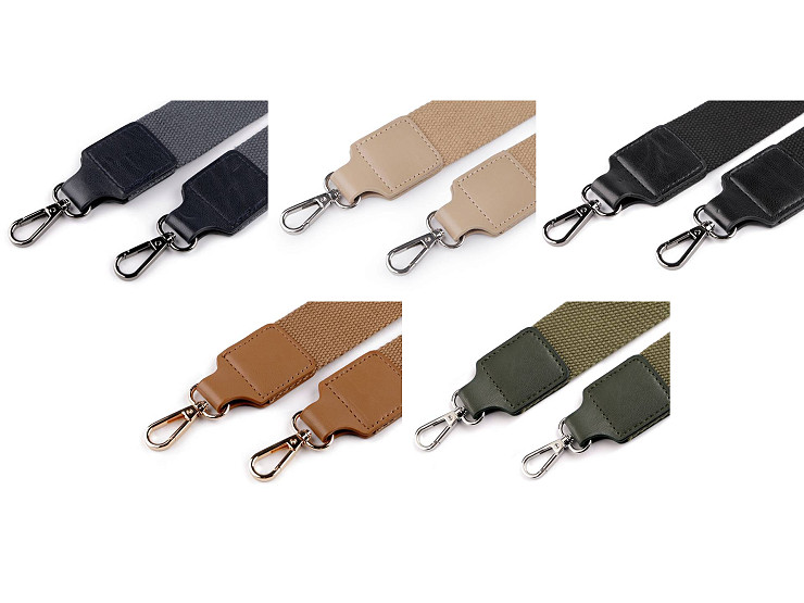 Popruh na tašku s karabínami šírka 3,8 cm