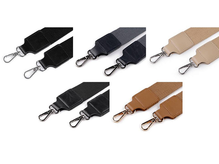 Handbag Strap with Hooks, width 3.8 cm