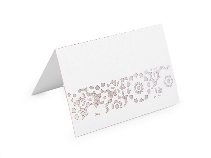 Paper Name Tag, pearlescent border