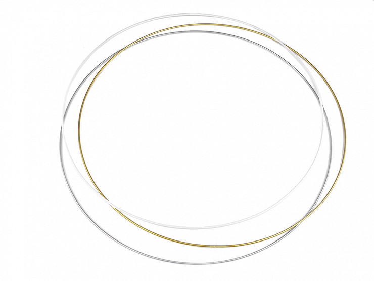 Kovový kruh na lapač snov / na dekorovanie Ø60 cm