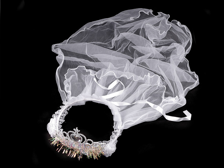 Partyschleier mit LED-Beleuchtung, für Brautparty 