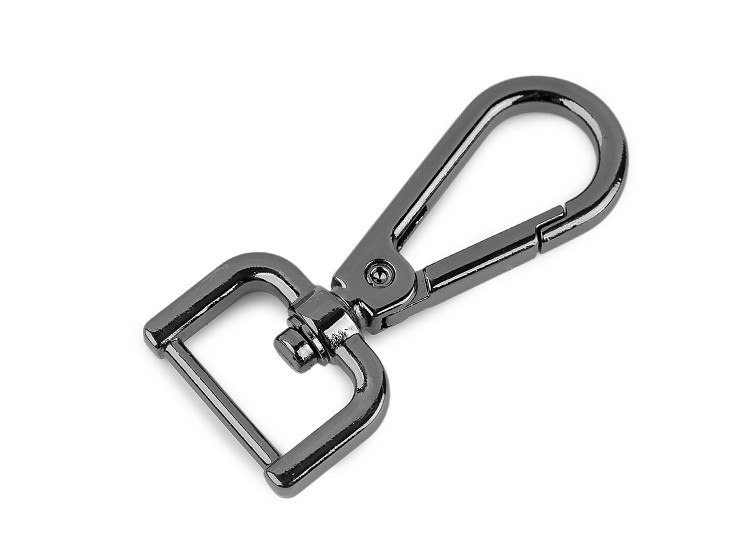 Fém forgós karabiner 20 mm-es befűző