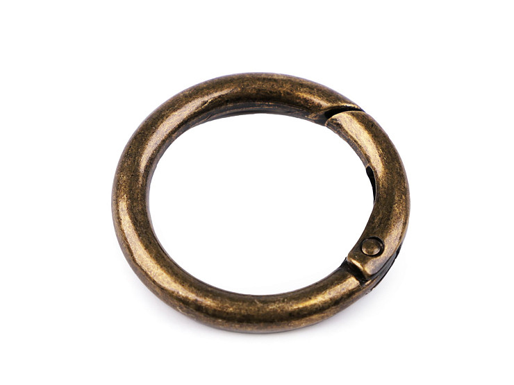 Karabińczyk okrągły / kółko na klucze Ø25 mm