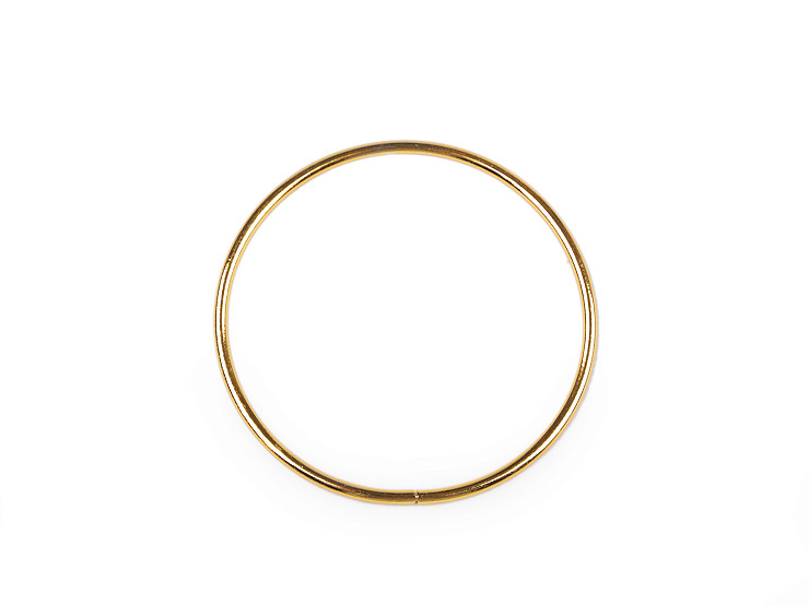 Lacquered metal circle hoop Ø8 cm