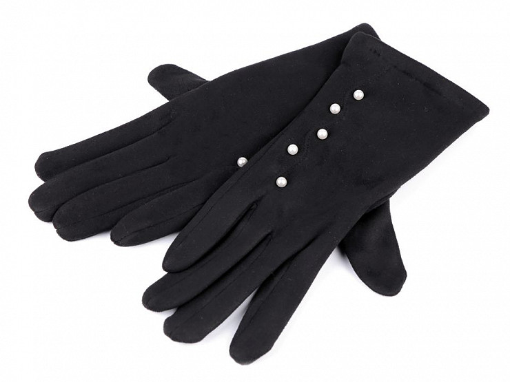 Ladies Gloves with Beads