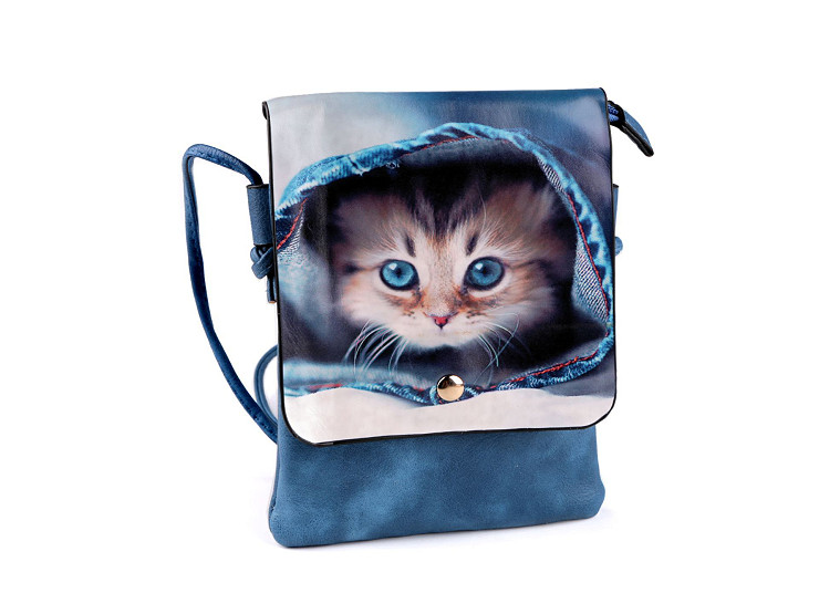 Handtasche klein Katze, Blume, Einhorn, Hirsch, Pferd 15,5x21 cm