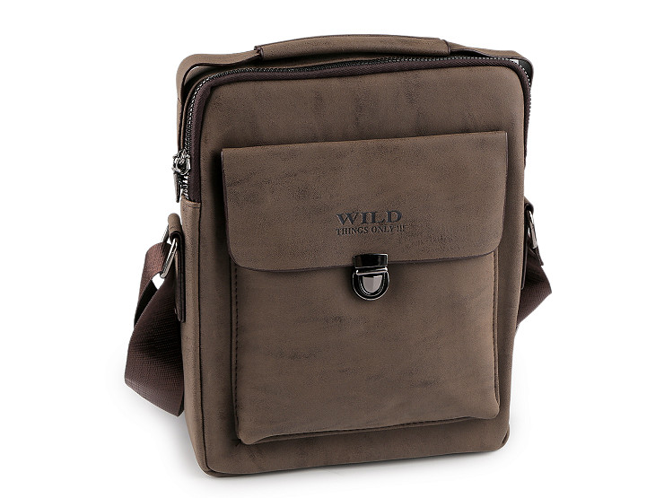  Geantă crossbody barbați, 21x25 cm
