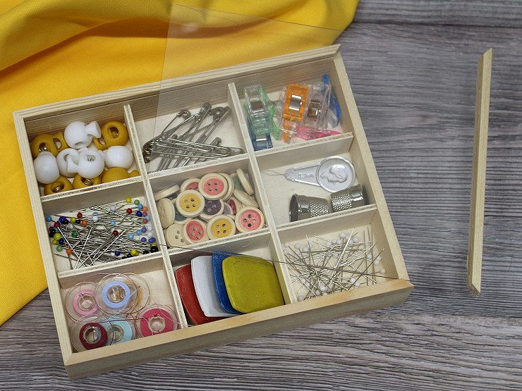 Boîte En Bois Avec Couvercle Coulissant En Verre_3 - Rangement