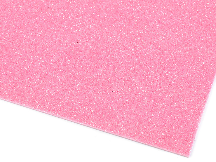 Self-adhesive Foam Rubber Moosgummi with glitter, 20x30 cm