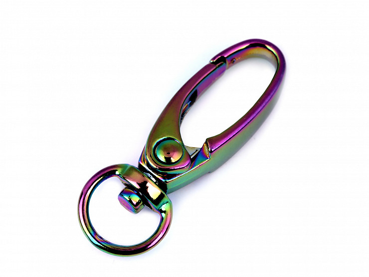 Metal Rainbow Swivel Hook, Strap width 9 mm