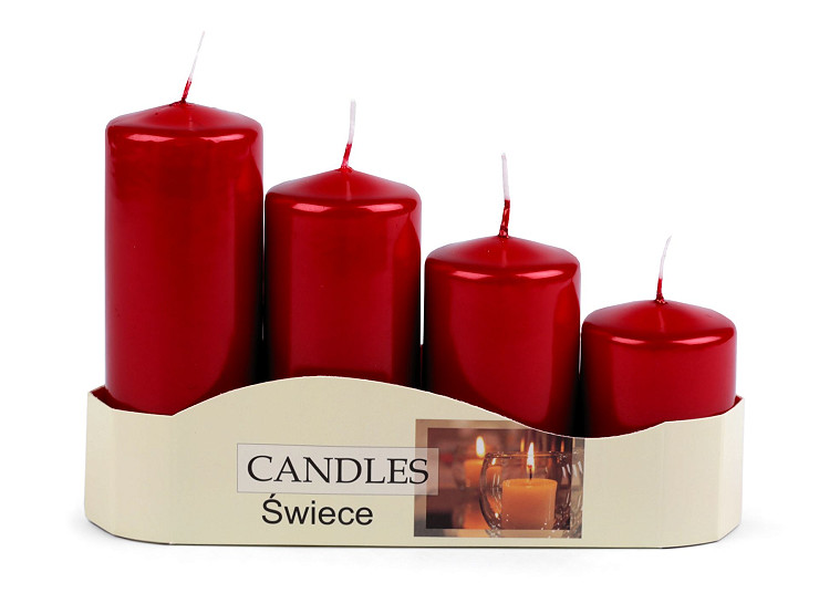 Adventné sviečky zostupné Ø5 cm