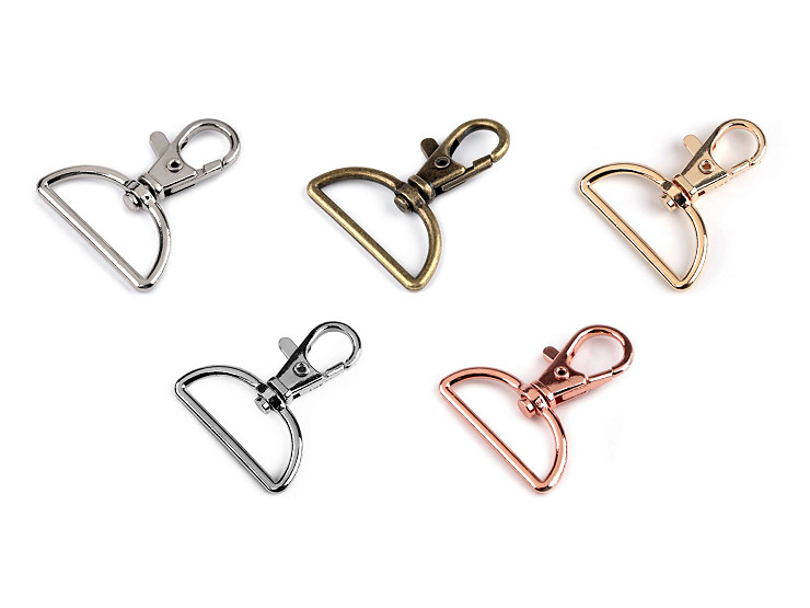 Metal Snap Swivel Hook / Carabiner, fits 30 mm strap