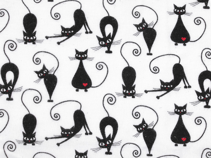 Cotton Flannel Fabric, Cats