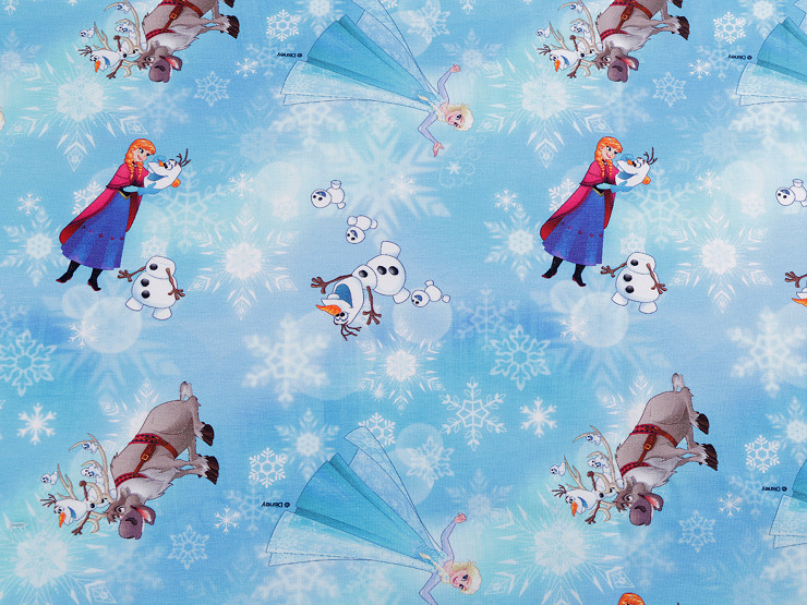 Cotton Licensed Knit Fabric, Frozen