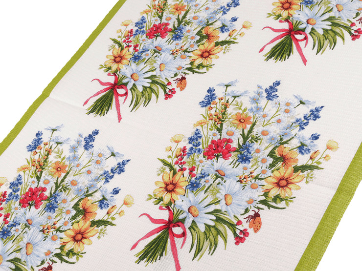  Wafelpikee Baumwolle Sonnenblume