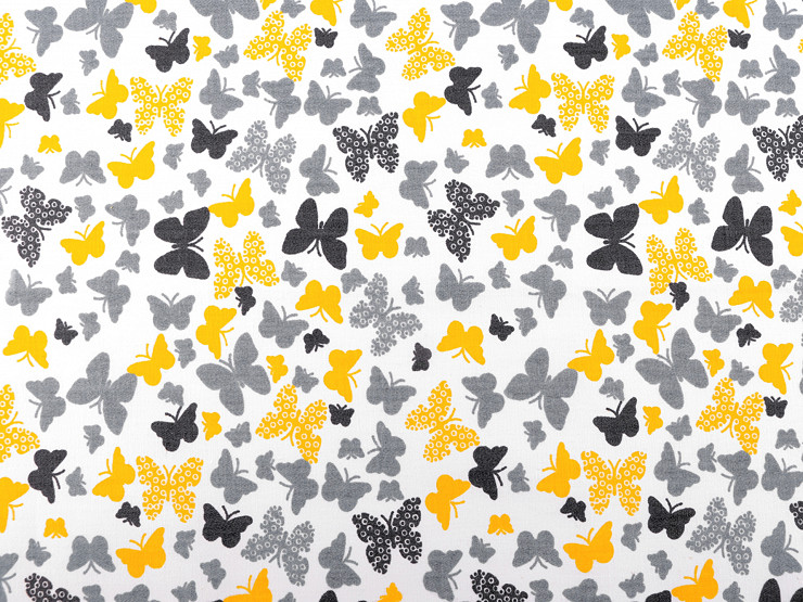 Cotton Twill Fabric Butterflies