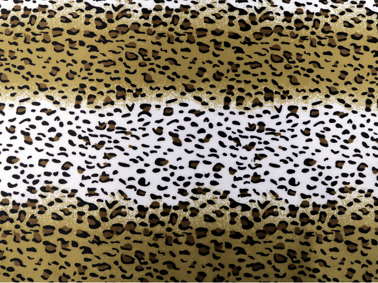 Imitácia zvieracej kože leopard