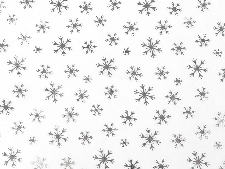 Organza with Snowflakes